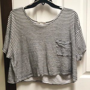 3 FOR $30 / Forever 21 Striped Cropped T-shirt